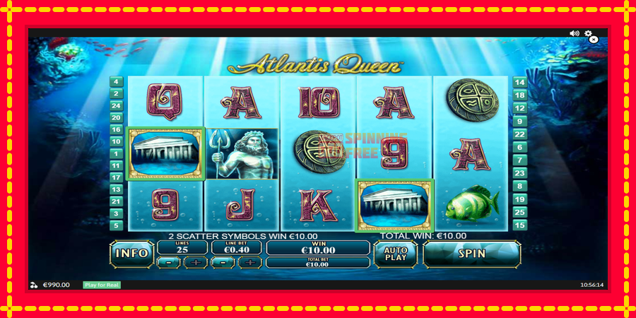 Atlantis Queen mesin slot dengan animasi cerah, gambar 2