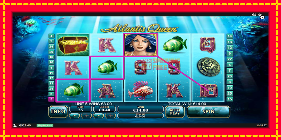 Atlantis Queen mesin slot dengan animasi cerah, gambar 4