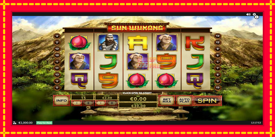 Sun Wukong mesin slot dengan animasi cerah, gambar 1