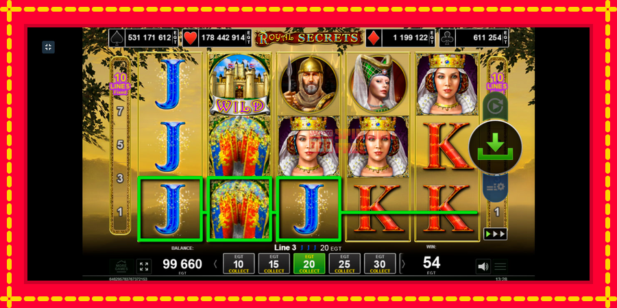 Royal Secrets mesin slot dengan animasi cerah, gambar 2