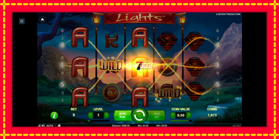 Lights mesin slot dengan animasi cerah, gambar 2