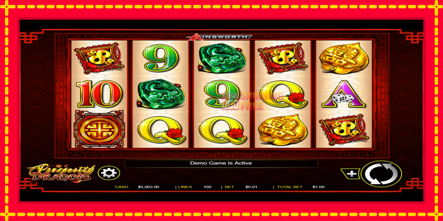 Prosperity Dragon mesin slot dengan animasi cerah, gambar 1