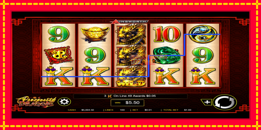 Prosperity Dragon mesin slot dengan animasi cerah, gambar 2