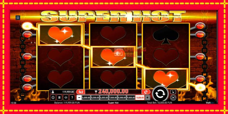 Super Hot mesin slot dengan animasi cerah, gambar 3