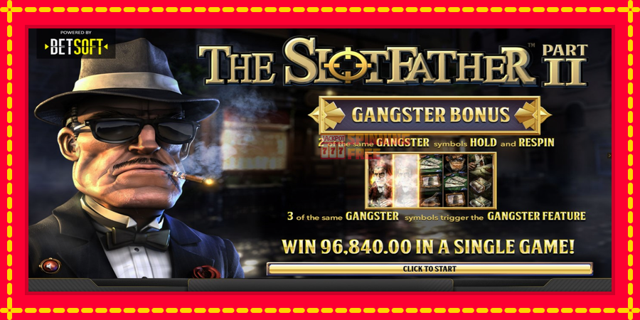 The Slotfather 2 mesin slot dengan animasi cerah, gambar 1