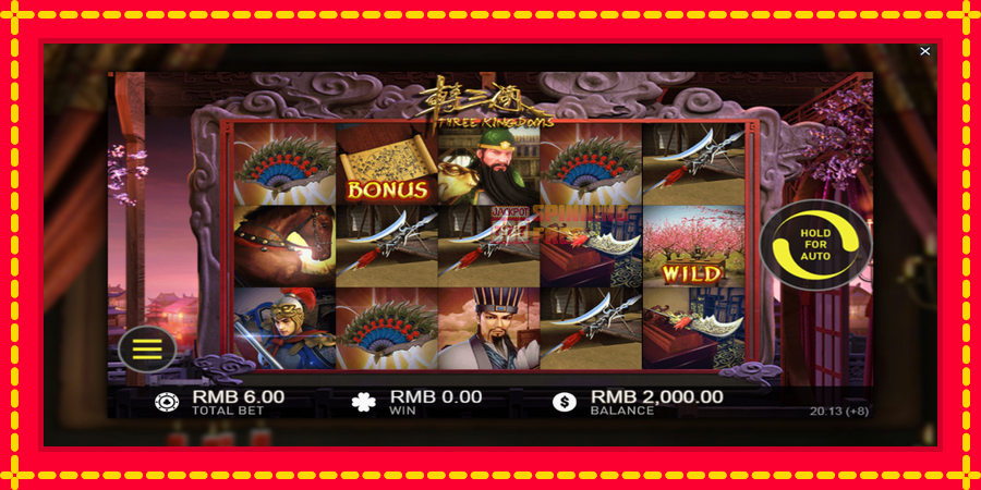 Three Kingdoms mesin slot dengan animasi cerah, gambar 2