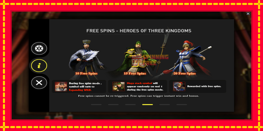 Three Kingdoms mesin slot dengan animasi cerah, gambar 7