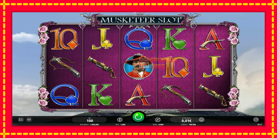 Musketeer Slot mesin slot dengan animasi cerah, gambar 2