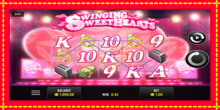 Swinging Sweethearts mesin slot dengan animasi cerah, gambar 1