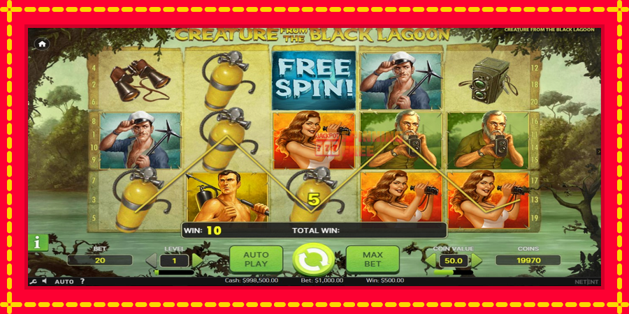 Creature From The Black Lagoon mesin slot dengan animasi cerah, gambar 3