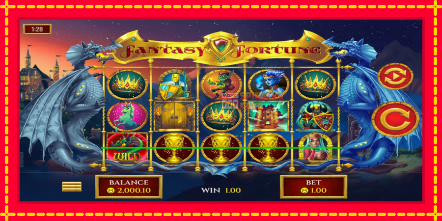 Fantasy Fortune mesin slot dengan animasi cerah, gambar 1