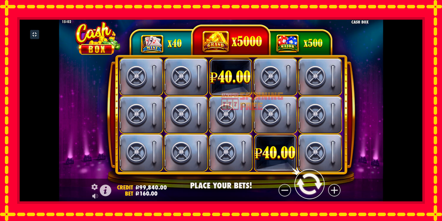 Cash Box mesin slot dengan animasi cerah, gambar 2