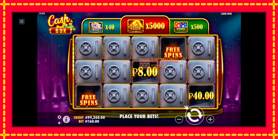 Cash Box mesin slot dengan animasi cerah, gambar 3