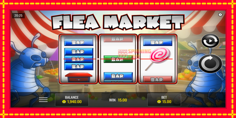 Flea Market mesin slot dengan animasi cerah, gambar 4