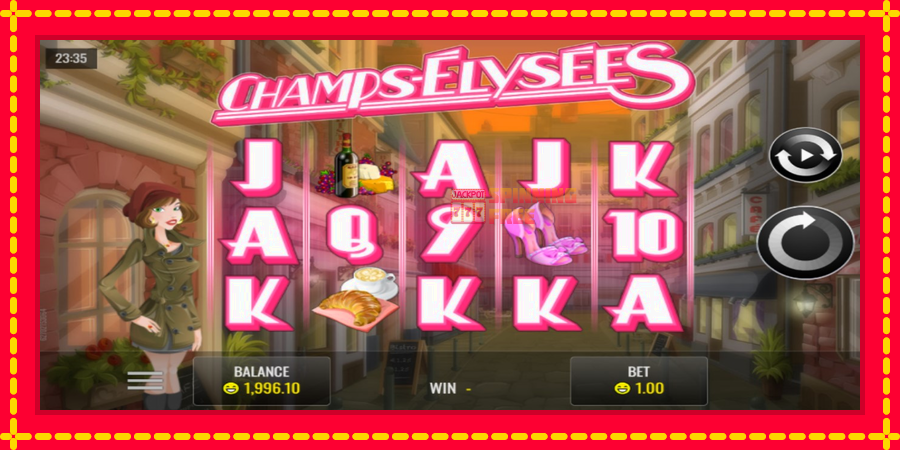 Champs-Elysees mesin slot dengan animasi cerah, gambar 1