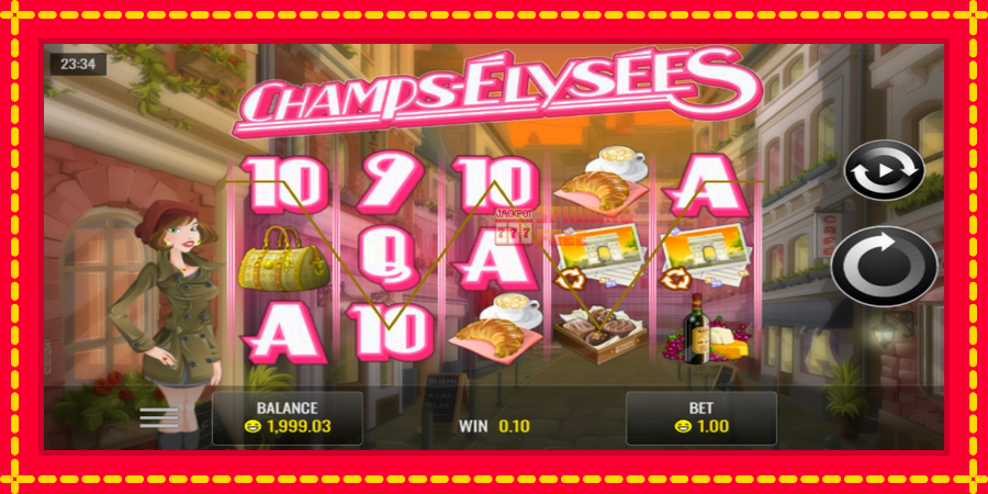 Champs-Elysees mesin slot dengan animasi cerah, gambar 2