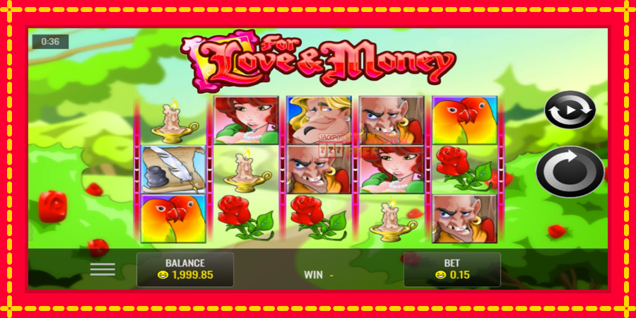 For Love and Money mesin slot dengan animasi cerah, gambar 1