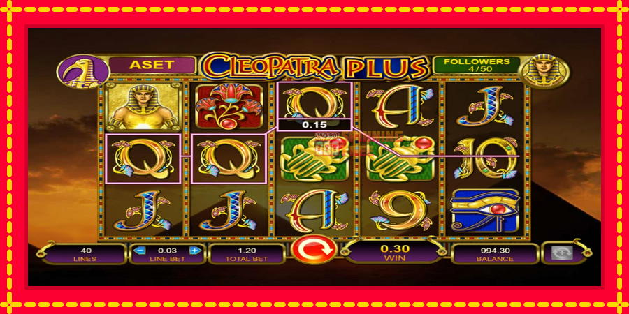 Cleopatra Plus mesin slot dengan animasi cerah, gambar 3