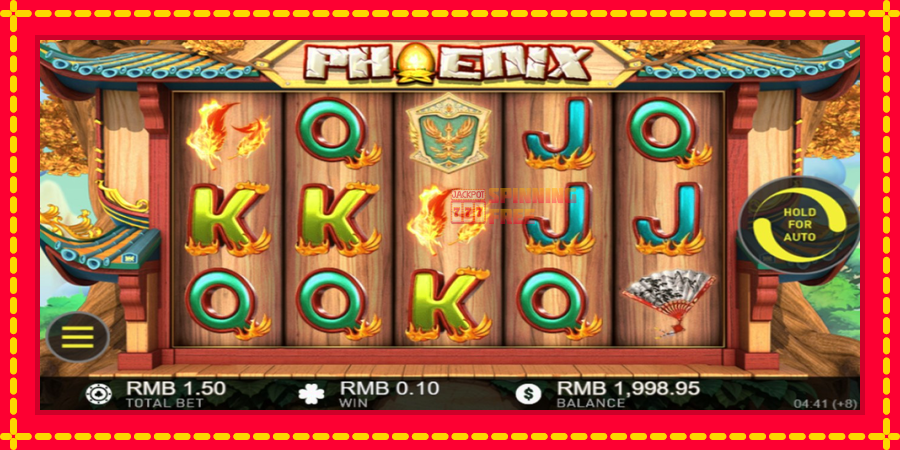 Phoenix mesin slot dengan animasi cerah, gambar 1