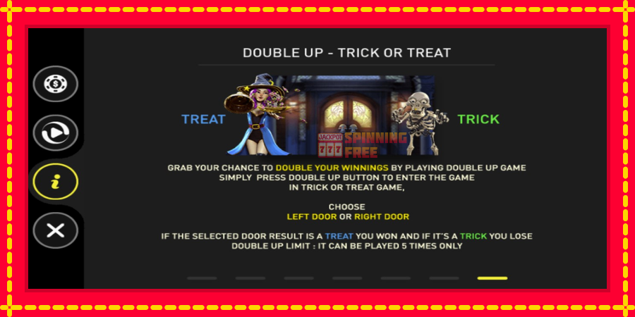 Trick or Treats mesin slot dengan animasi cerah, gambar 5