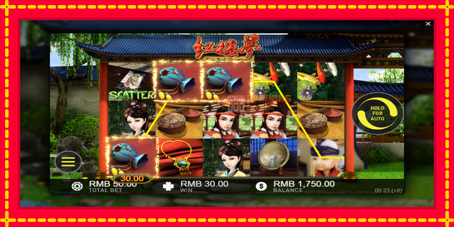 Red Chamber mesin slot dengan animasi cerah, gambar 4