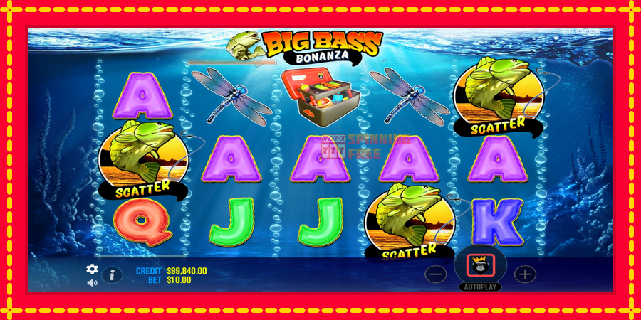 Big Bass Bonanza mesin slot dengan animasi cerah, gambar 3