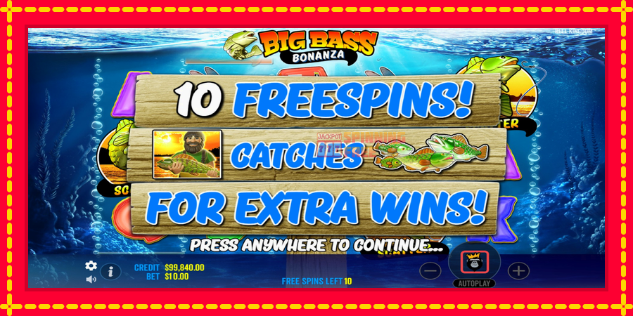 Big Bass Bonanza mesin slot dengan animasi cerah, gambar 4