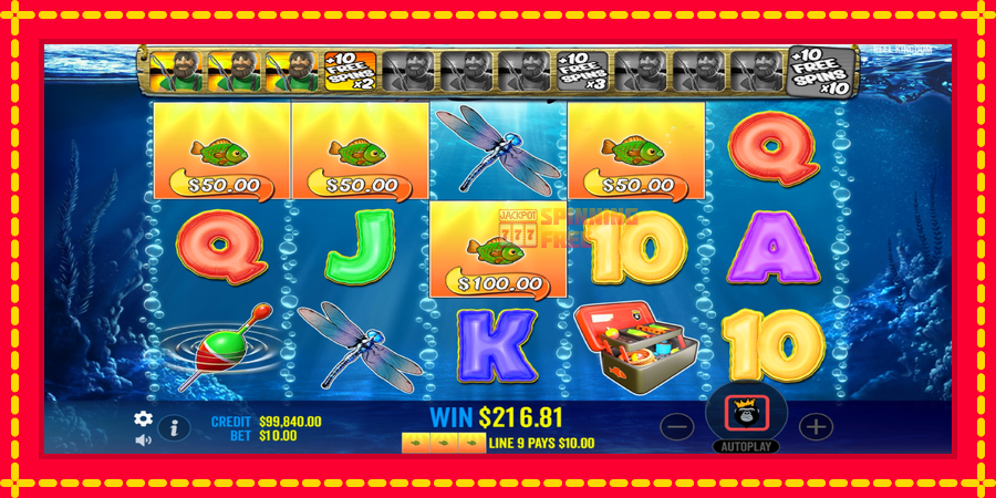 Big Bass Bonanza mesin slot dengan animasi cerah, gambar 5