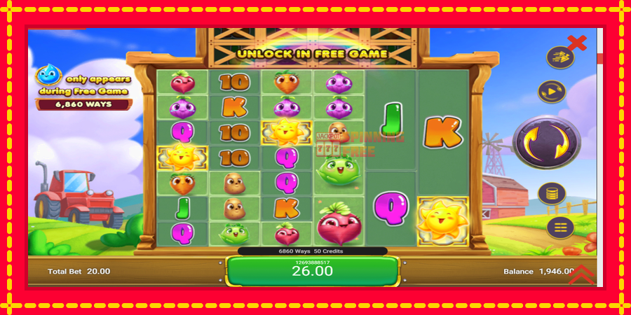 Farmland Frenzy Maxways mesin slot dengan animasi cerah, gambar 3