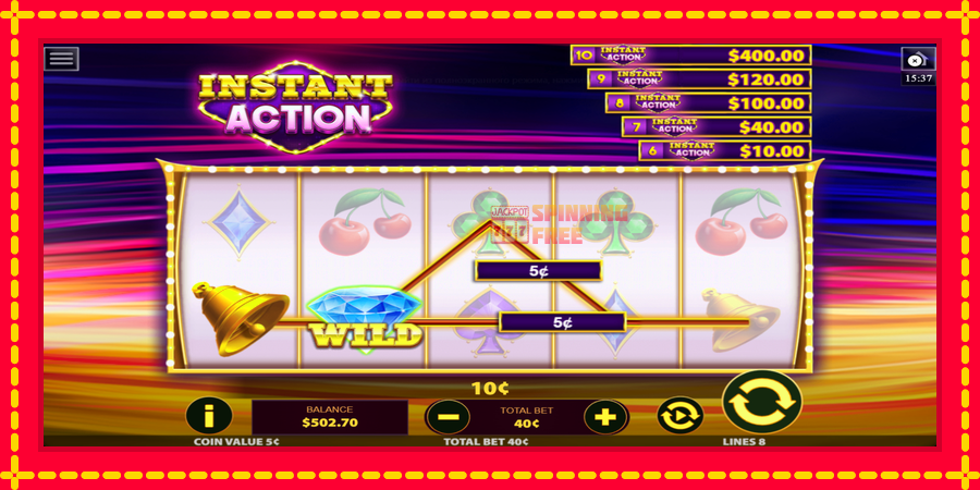 Instant Action mesin slot dengan animasi cerah, gambar 4