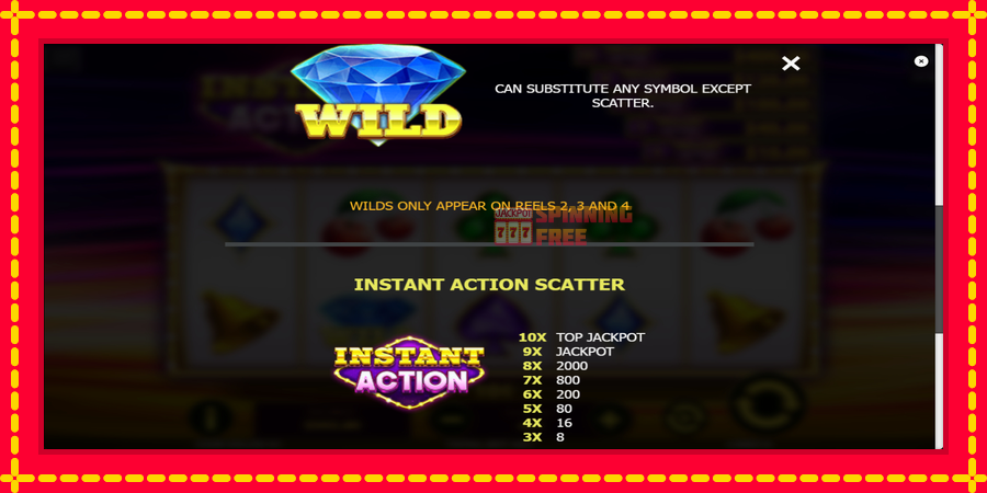 Instant Action mesin slot dengan animasi cerah, gambar 6