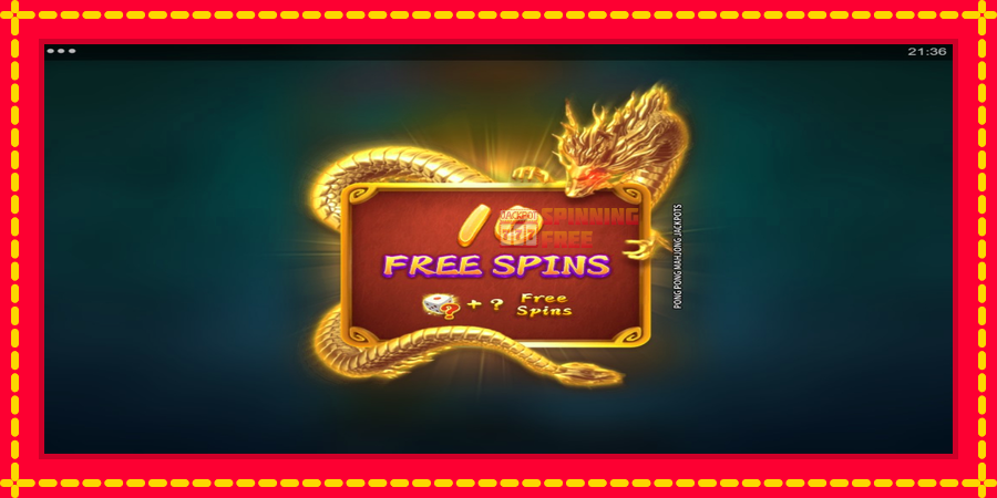 Pong Pong Mahjong Jackpots mesin slot dengan animasi cerah, gambar 4