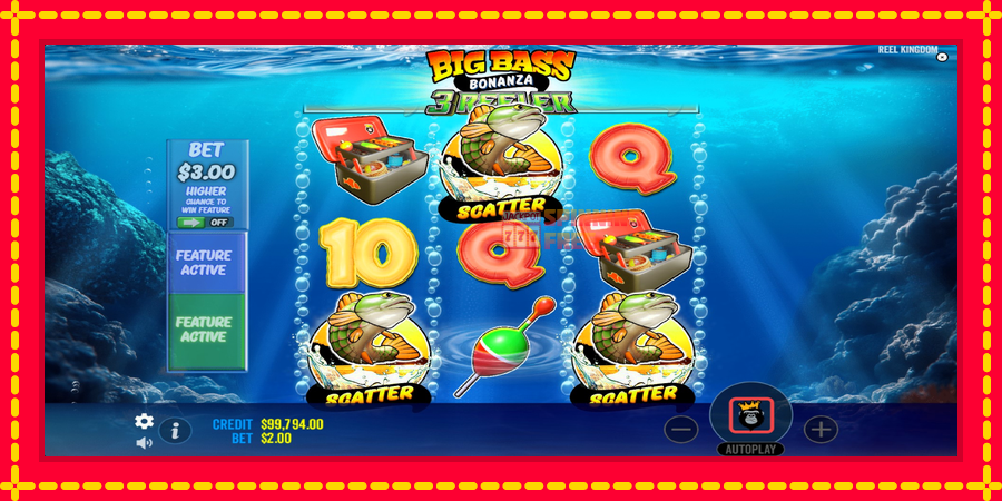 Big Bass Bonanza 3 Reeler mesin slot dengan animasi cerah, gambar 3