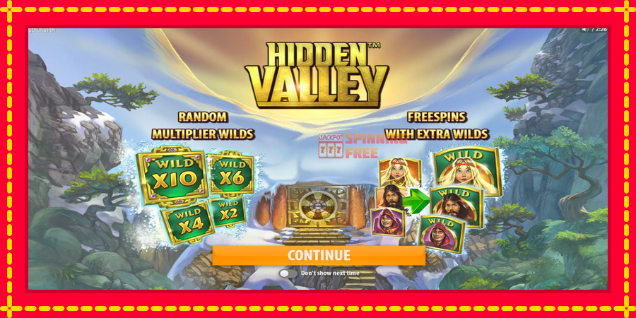 Hidden Valley mesin slot dengan animasi cerah, gambar 1