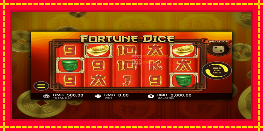 Fortune Dice mesin slot dengan animasi cerah, gambar 2