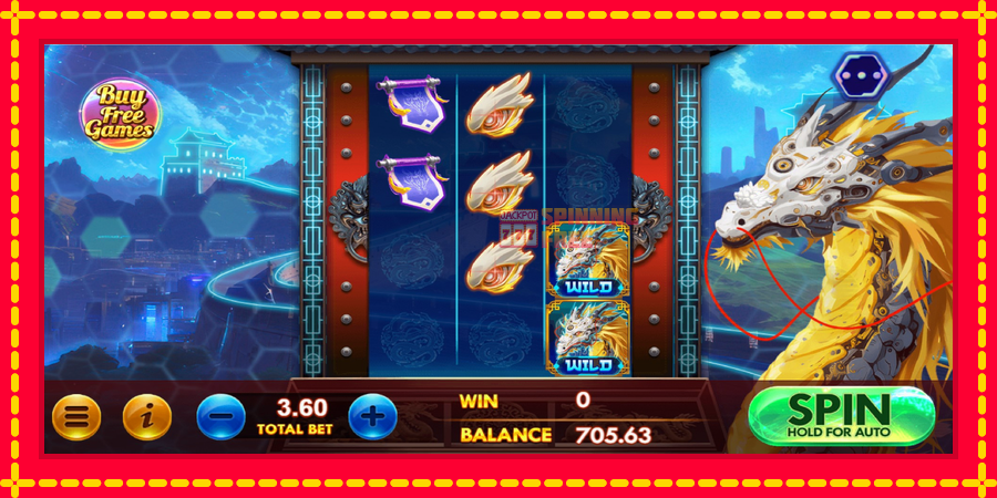 Great Wall of Meta Dragon mesin slot dengan animasi cerah, gambar 2