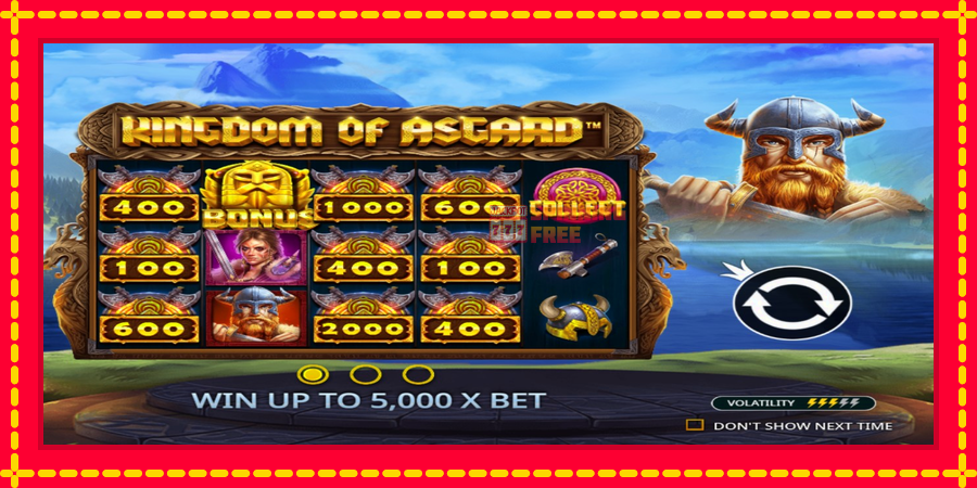 Kingdom of Asgard mesin slot dengan animasi cerah, gambar 1