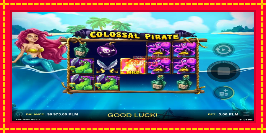 Colossal Pirate mesin slot dengan animasi cerah, gambar 2