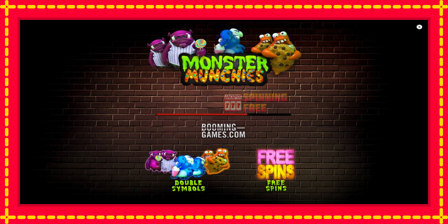 Monster Munchies mesin slot dengan animasi cerah, gambar 1