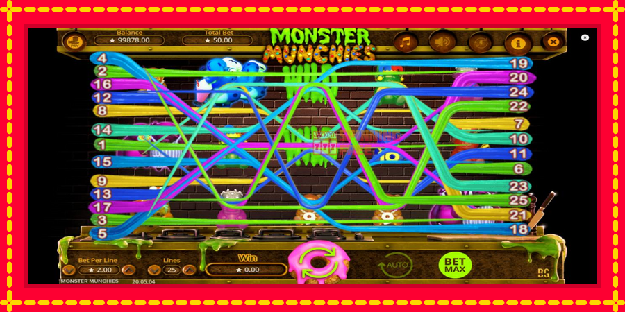 Monster Munchies mesin slot dengan animasi cerah, gambar 4