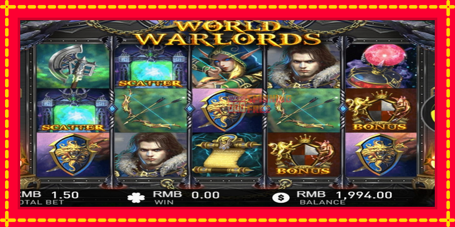 World of Warlords mesin slot dengan animasi cerah, gambar 4