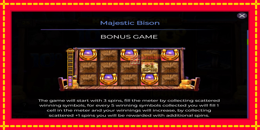 Majestic Bison mesin slot dengan animasi cerah, gambar 5