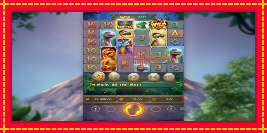 Jurassic Kingdom mesin slot dengan animasi cerah, gambar 2