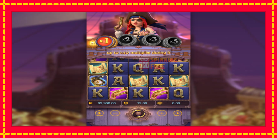 Queen of Bounty mesin slot dengan animasi cerah, gambar 2