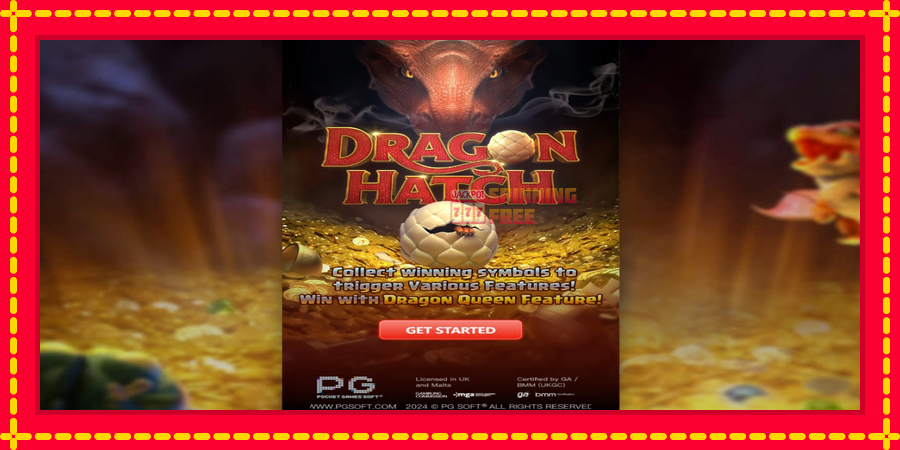 Dragon Hatch mesin slot dengan animasi cerah, gambar 1