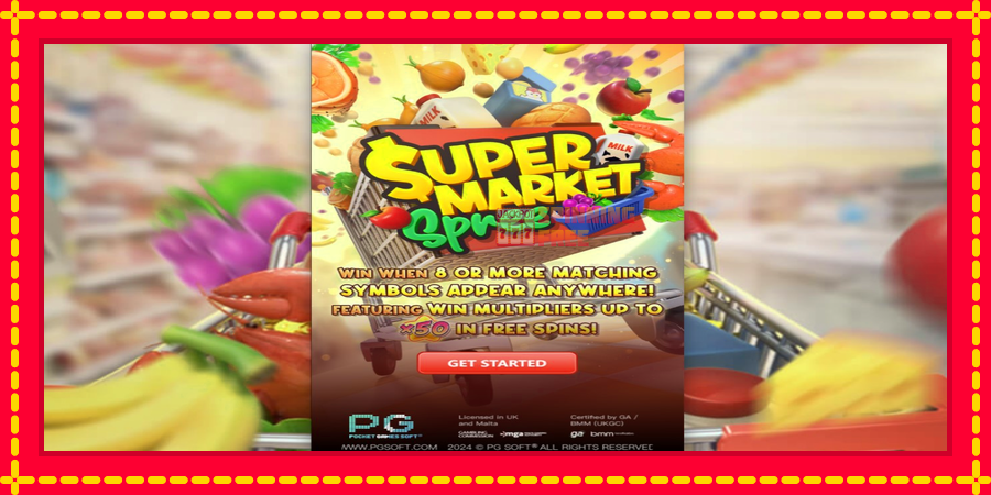 Supermarket Spree mesin slot dengan animasi cerah, gambar 1