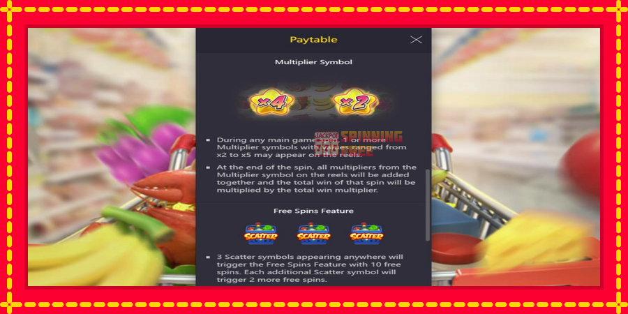 Supermarket Spree mesin slot dengan animasi cerah, gambar 4