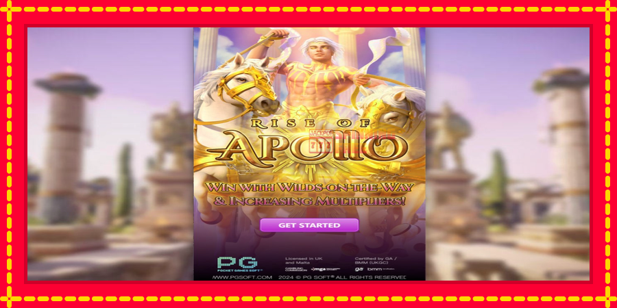 Rise of Apollo mesin slot dengan animasi cerah, gambar 1