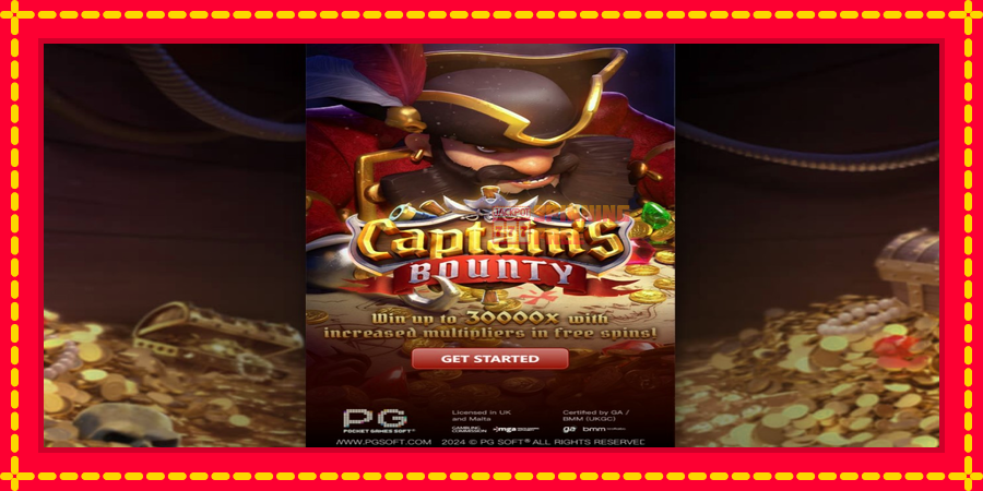 Captains Bounty mesin slot dengan animasi cerah, gambar 1