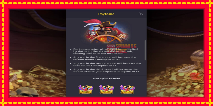 Captains Bounty mesin slot dengan animasi cerah, gambar 5